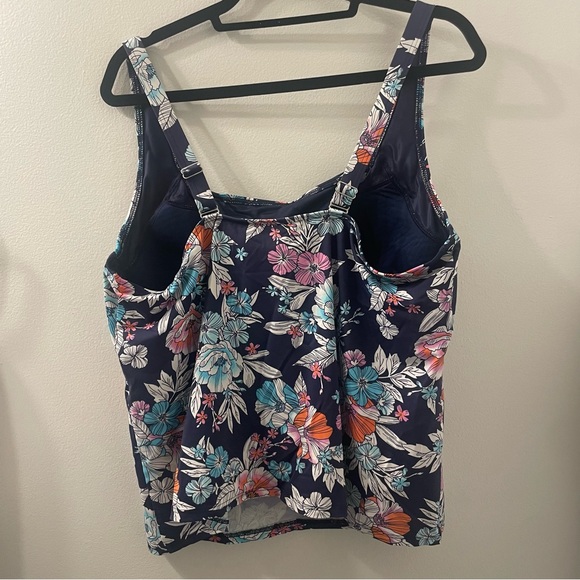 Lands End 2 piece Tankini swimsuit size 18 - Picture 4 of 6